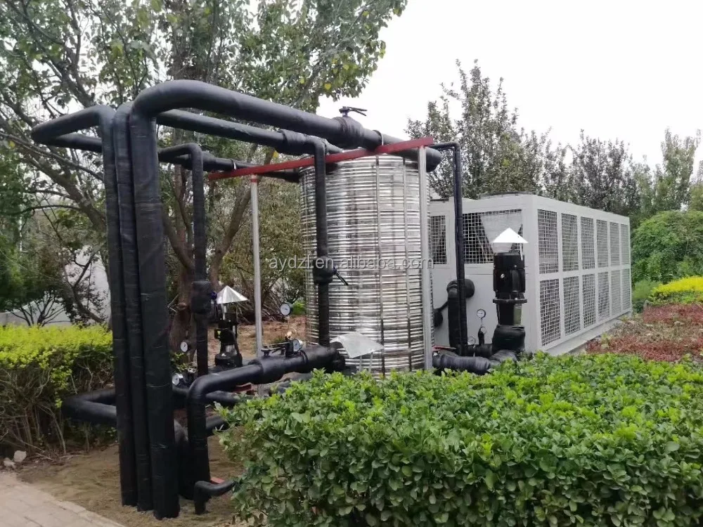 100 Ton 350 Kw 100 RT Hanbell Compressor Air Cooled Screw Water Chiller