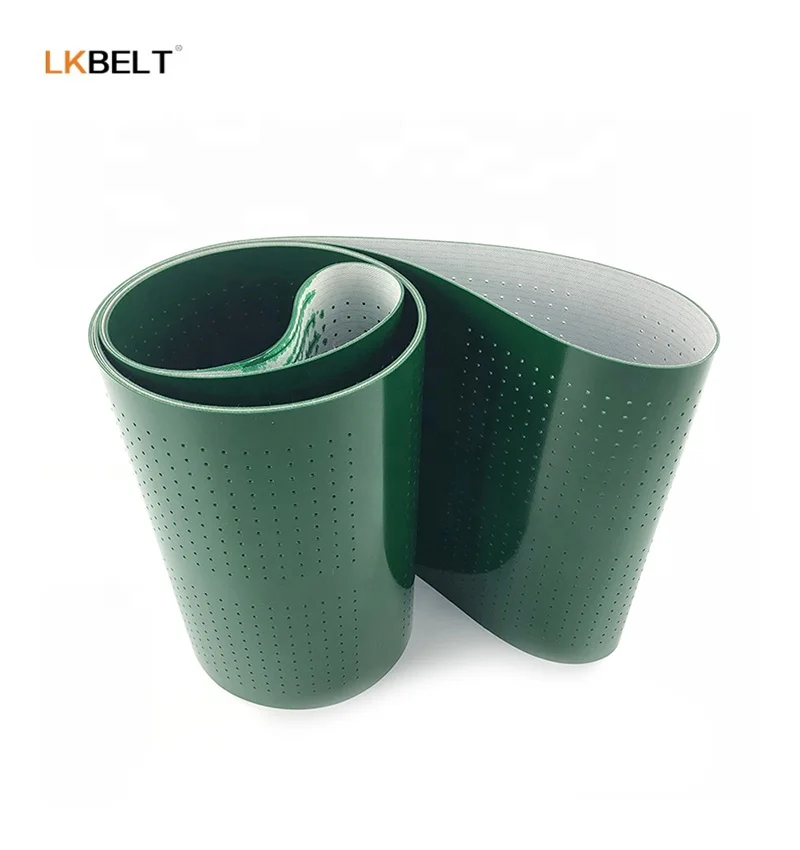 Hot Sale Products  China Manufacture Green PVC Conveyor Belt For Conveyor Belt Roller