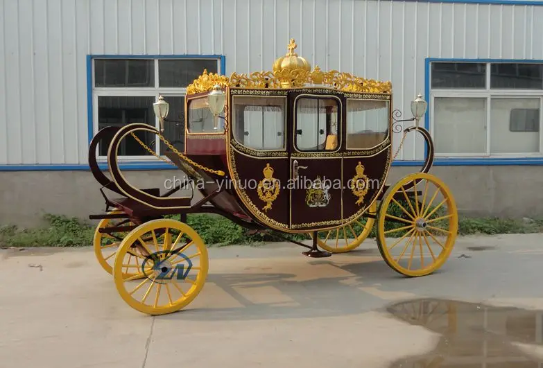 
Luxury royal horse carriage/royal horse wagon/royal horse cart 