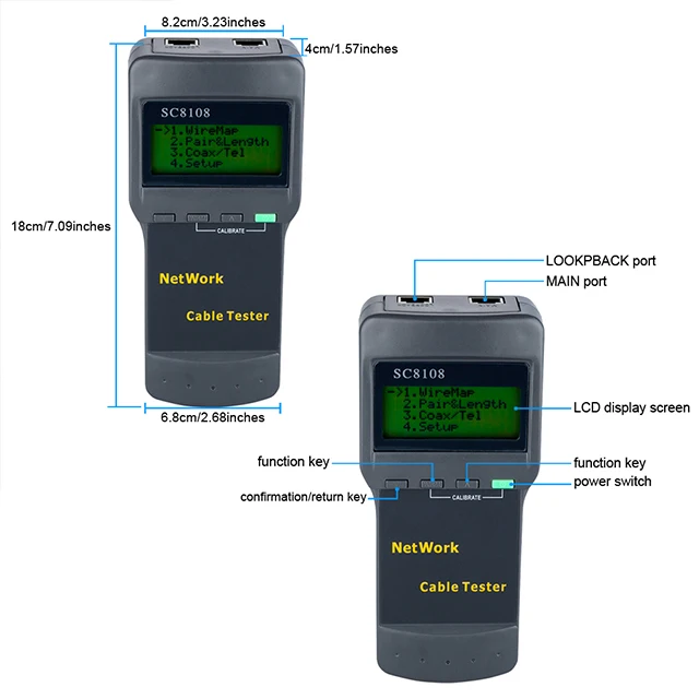 SC8108 CAT5 RJ45 локальной сети Длина сетевого кабеля