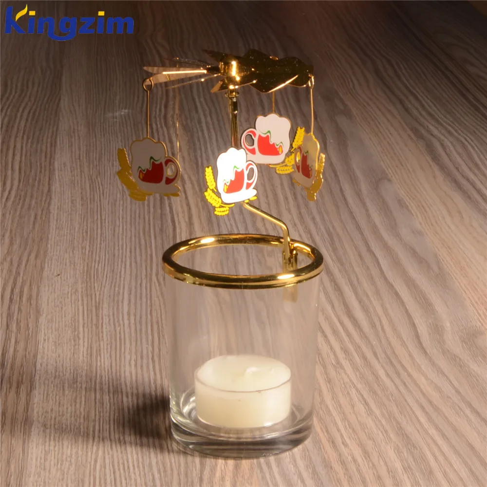 Вращающийся дверной подсвечник с вращающейся мельницей, подсвечник, подсвечник для чая, подарок на день рождения