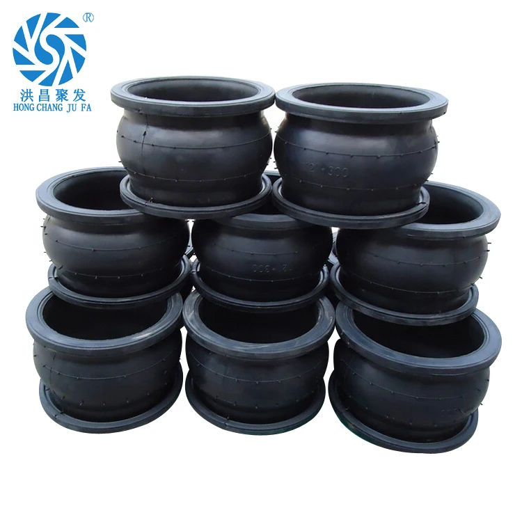 flexible pipe fitting 8' single arch JGD elastomer rubber flexible connectors
