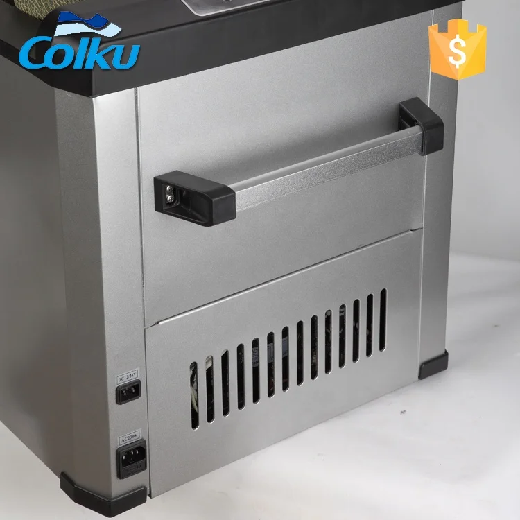 Colku 60L DC Mobile Fridge Dual Compartment Medical Car Refrigerator Micro Rv Freezer