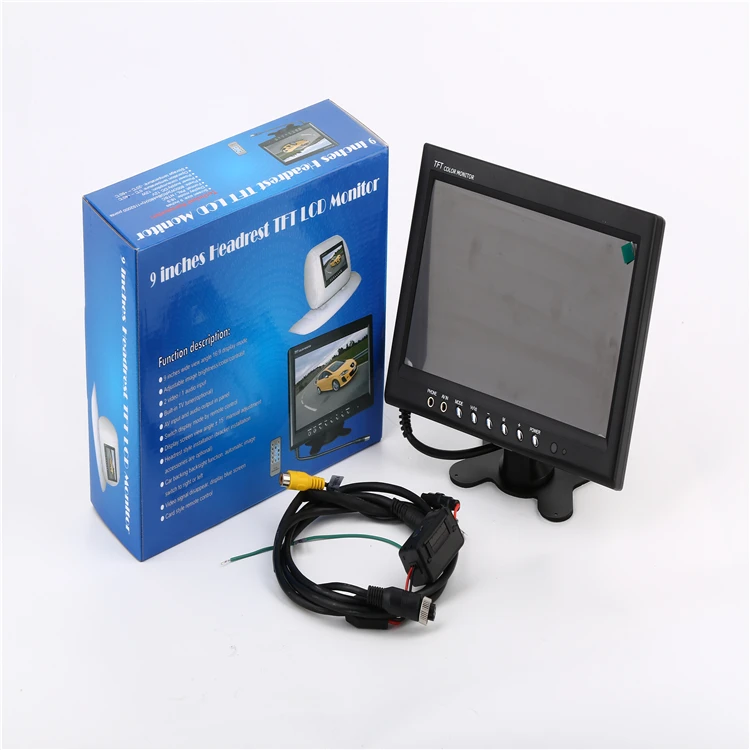 7 inch TFT LCD video input car monitor for buses