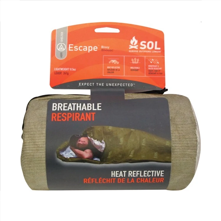 Tyvek lightweight waterproof sleeping bag for travel