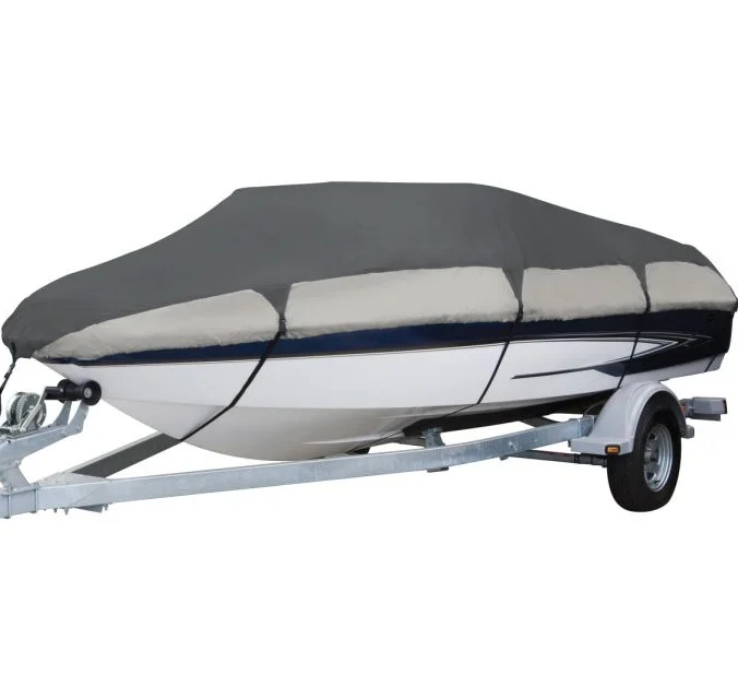 Защита от погоды водонепроницаемый ПВХ покрытием брезент лодка Крышка