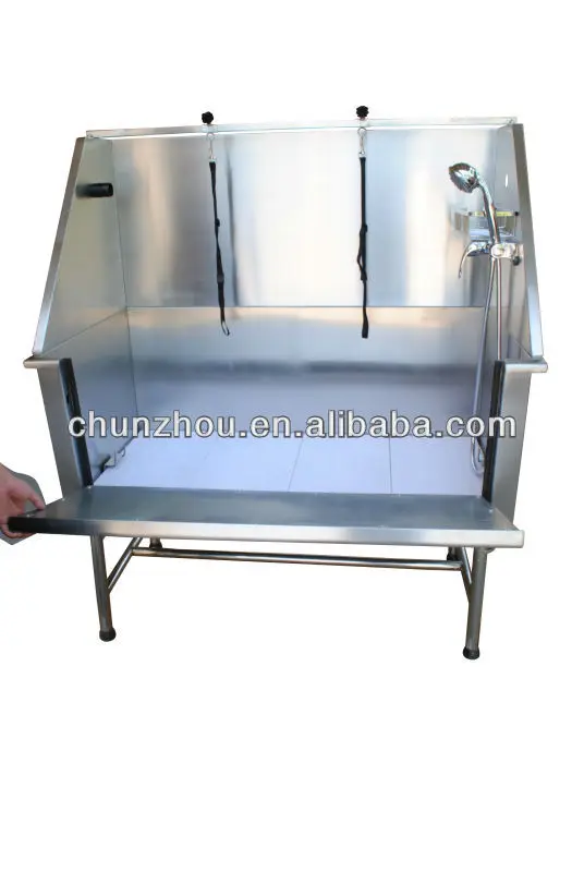 50 Inch 14 gauge stainless steel dog bath tub H-105 for groomer shop and homeuse
