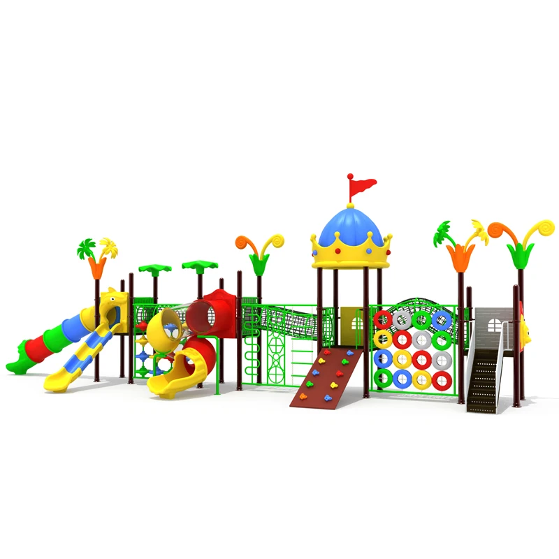 New slide play set outdoor plastic jungle gym with slide kids outdoor jungle gym