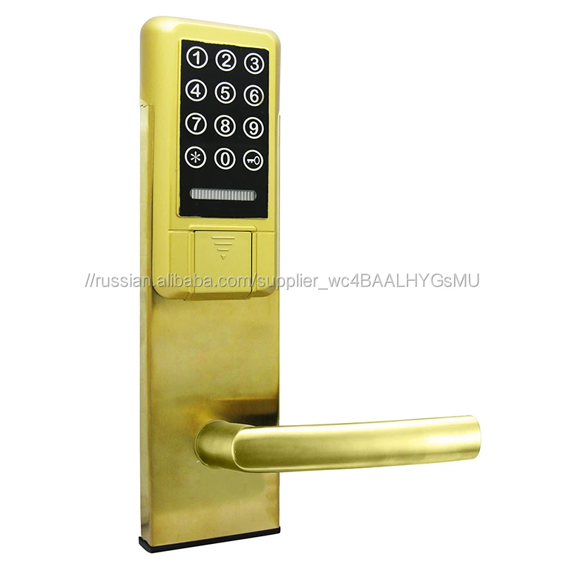 Безопасности из нержавеющей стали смарт-карты М1 keyless код электрический дверной замок