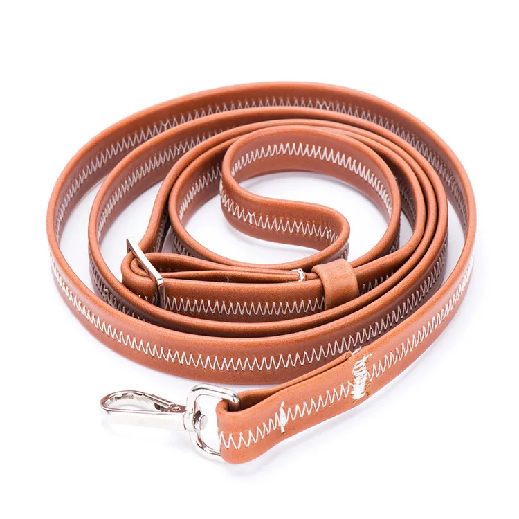 Genuine leather dog collar super soft Italian leather pet leash collar