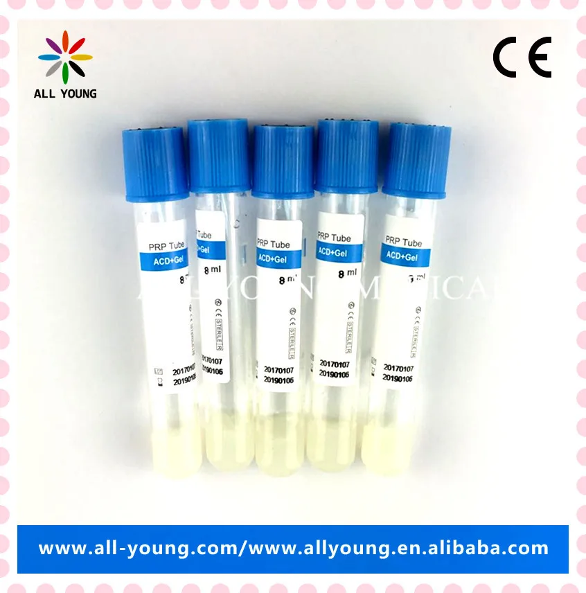 
Beauty prp 8ml 10ml Sodium Citrate ACD+GEL PRP tube gel blood test tube 
