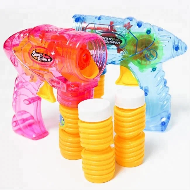 Super Power Transparent Led Bubble Gun With Music And Led Lights