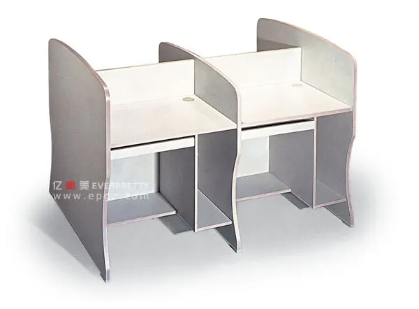 Горячая продажа компьютерный игровой стол деревянный 4-местный для Интернет-кафе или кабинета