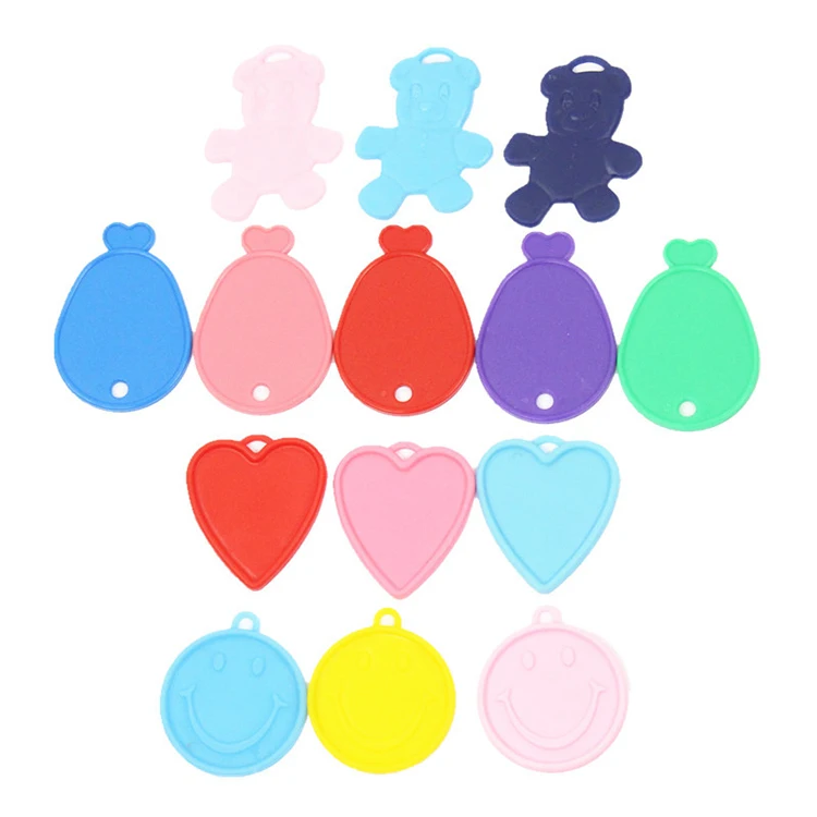 Wholesale Different Design Plastic Helium Foil Balloon Weights Mix Color