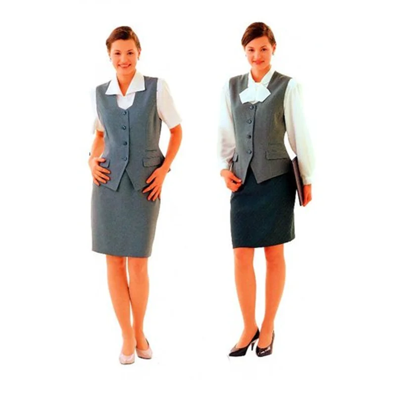 Униформа официанта для отеля, костюм для женщин
