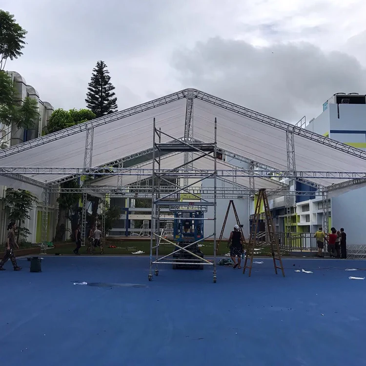 Top Manufacturer customized size aluminum roof trusses