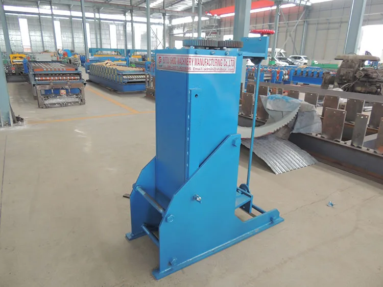 Metal Tooth Shape Corrugated Sheet Bending Curving Roll Forming Machine in China