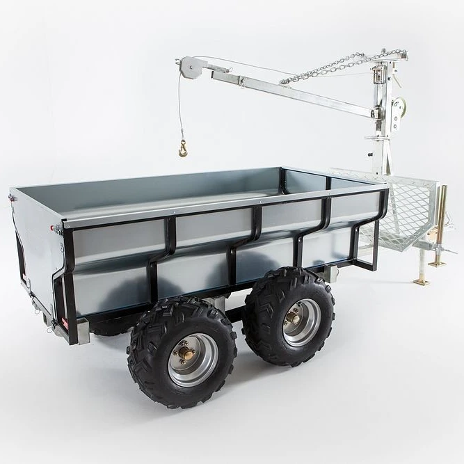 ATV-TB1000 garden machinery timber trailer made in China