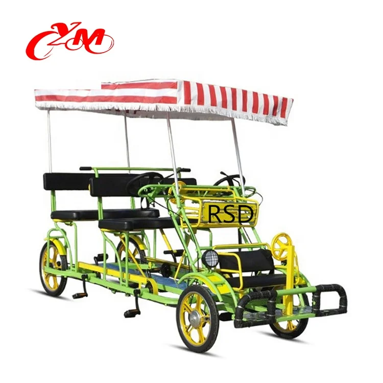 Тандемный велосипед для любителей езды на велосипеде/аренда в парке велосипед/стальная рама на 4 человека surrey bike