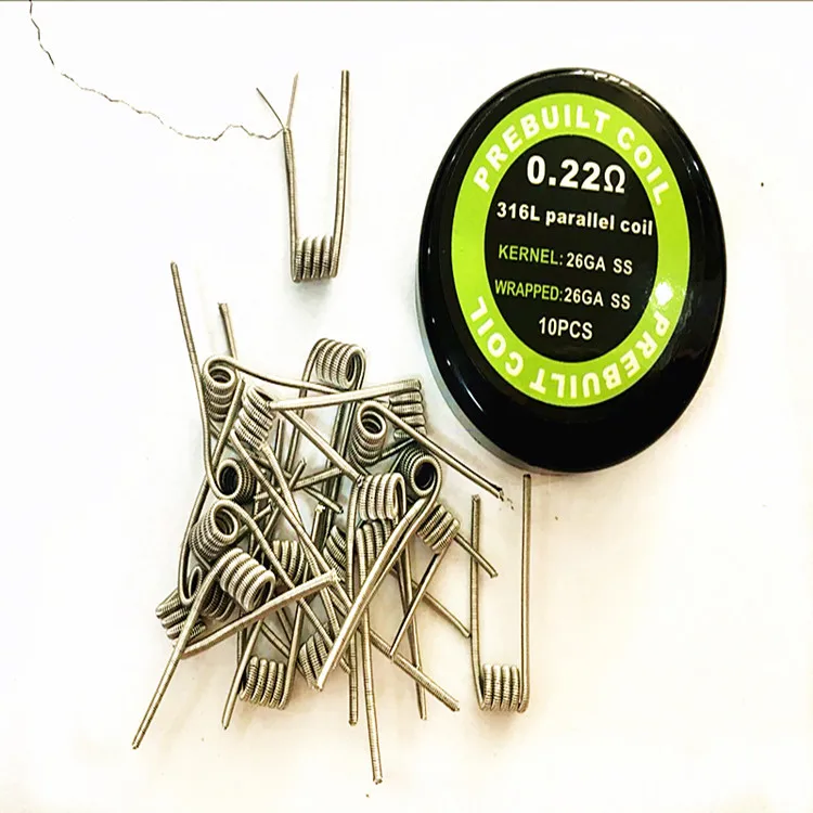 Top selling electronic cigarettes fused clapton 316l stainless steel coil