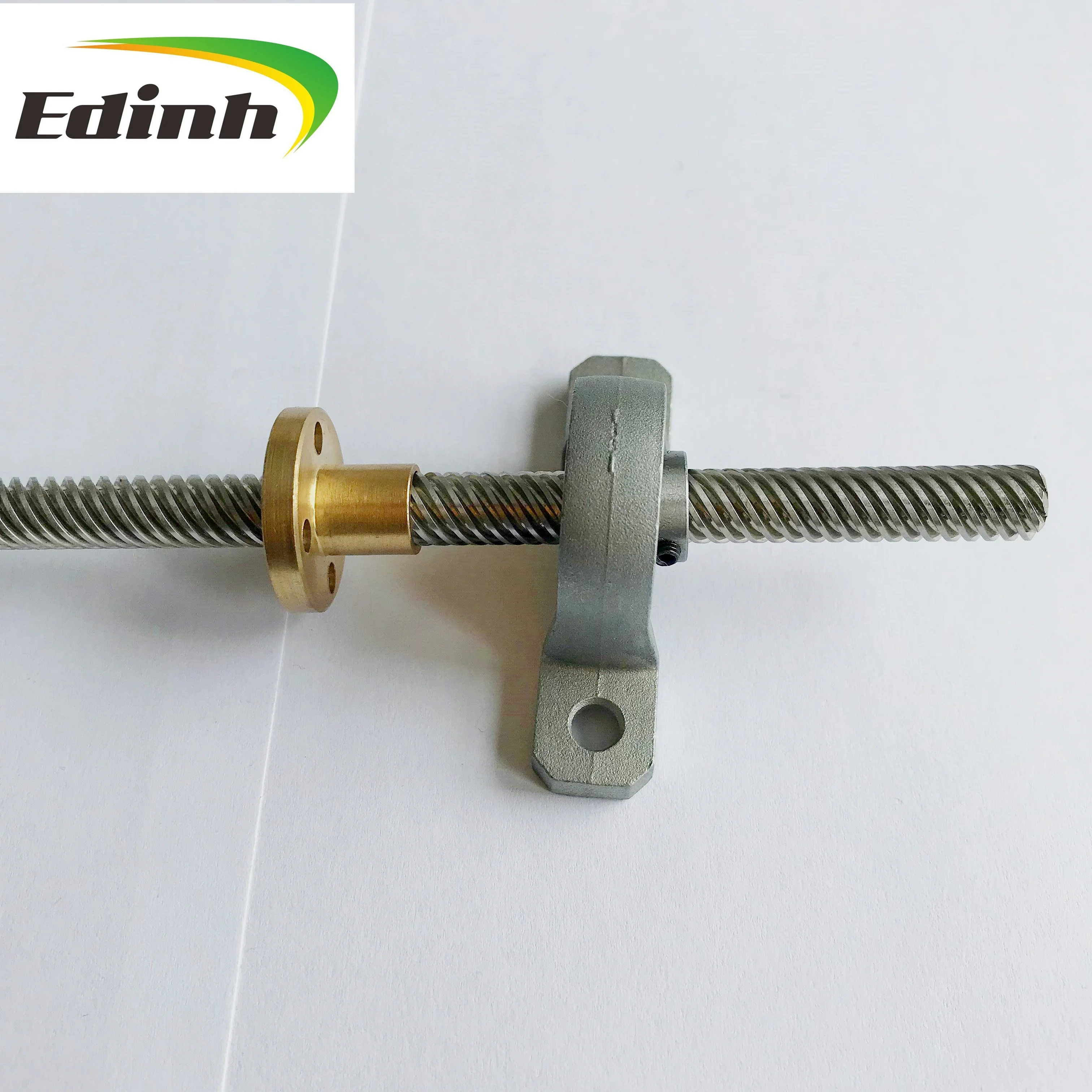 8mm 10mm lead screw with trapezoidal thread and brass nut