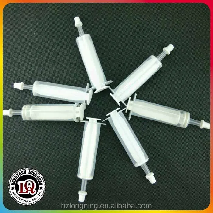 Black And Clear Plastic PP Jello Shot Syringes With Lids