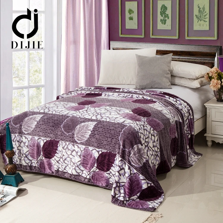 Wholesale popular microfiber polyester blanket korean  polar fleece  in stock lots