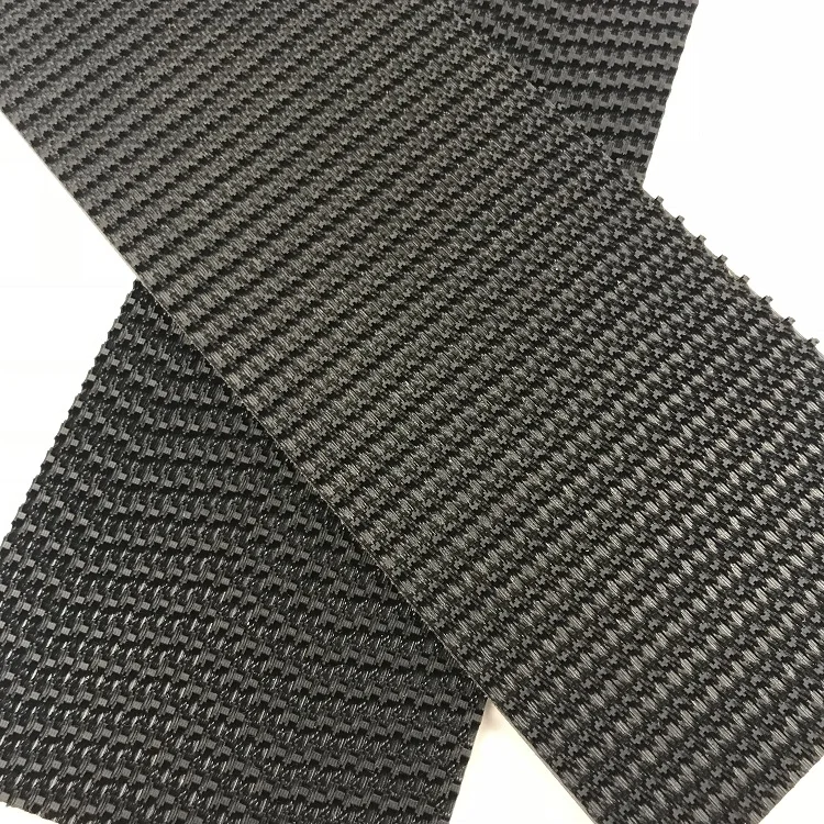 pvc rough top conveyor belt with 2 ply pvc and 2 ply fabric use in logistics industry from conveyor belt factory