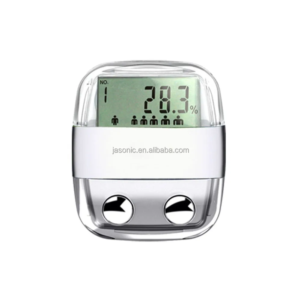 Body Fat Analyzer Multi-function Pedometer with clip Clock