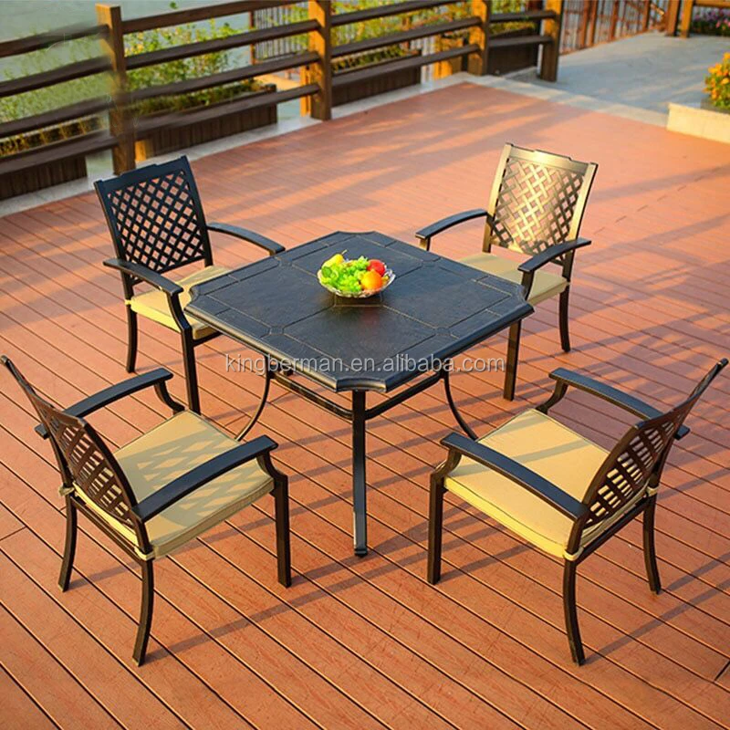 Patio Furniture Wrought Iron Table and Chairs Cast Iron Table and Chair