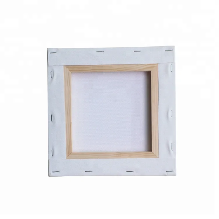 Hot sale wholesale  high quality stretched canvas with 380g 100% cotton mini blank painting canvas
