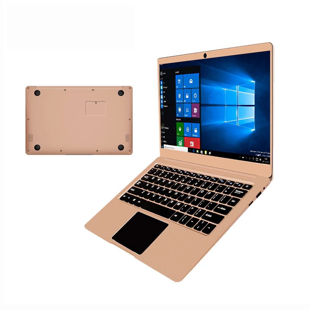 
YEPO 737A 13.3 Inch Notebook Computer FHD 1920*1080 IPS Apollo Lake J3455 CPU 6GB RAM 256GB SSD Gold Metal Laptop 