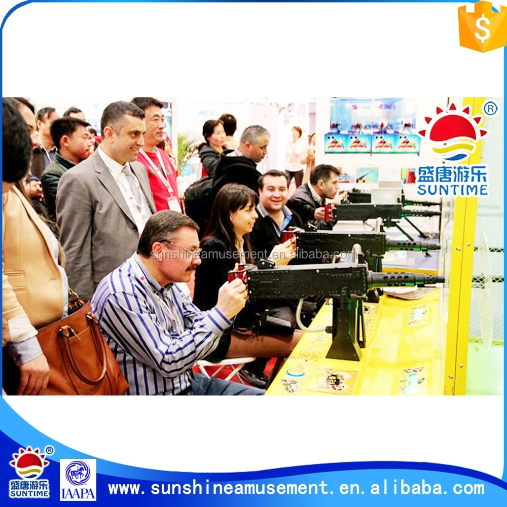 commercial functional arcade shooting game machine on sell