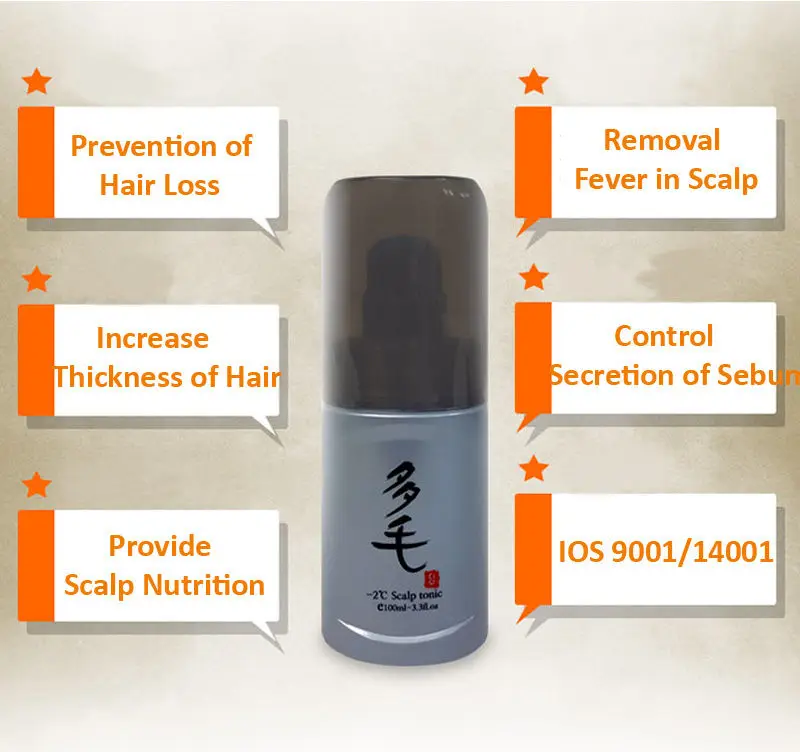 Manufacture 3oz 100ml Plastic Sponge Applicator Bottle for Hair Loss Prevention liquid