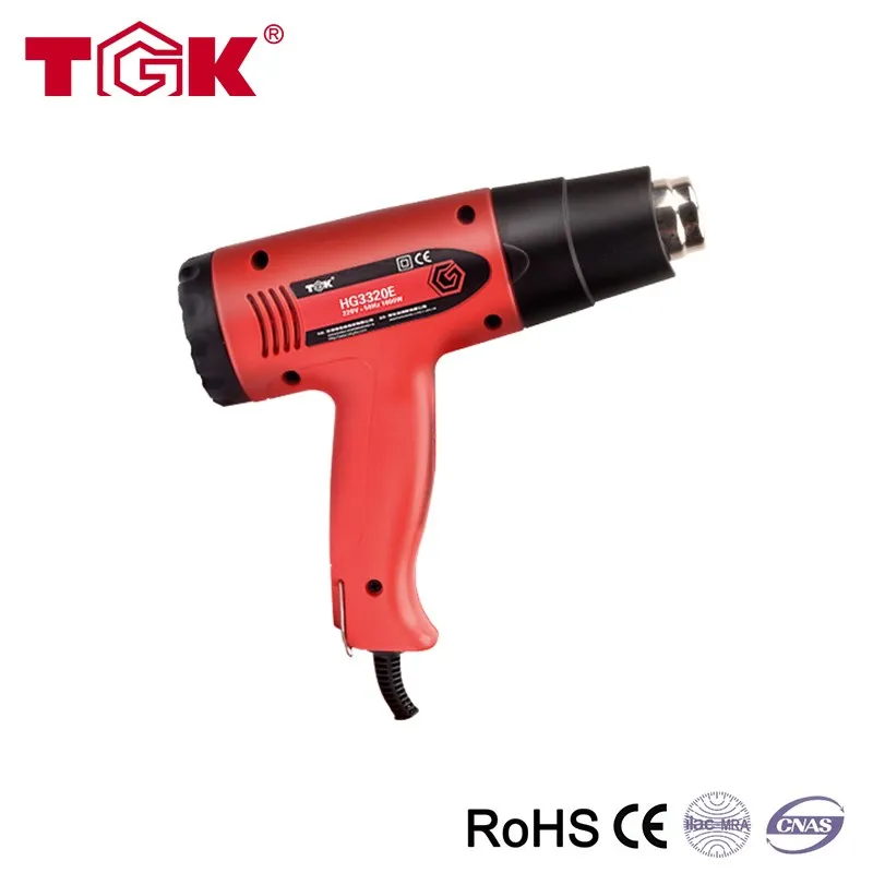 TGK HG3320E 2000W Customizable rear cover temperature regulating digital display hot air heat gun