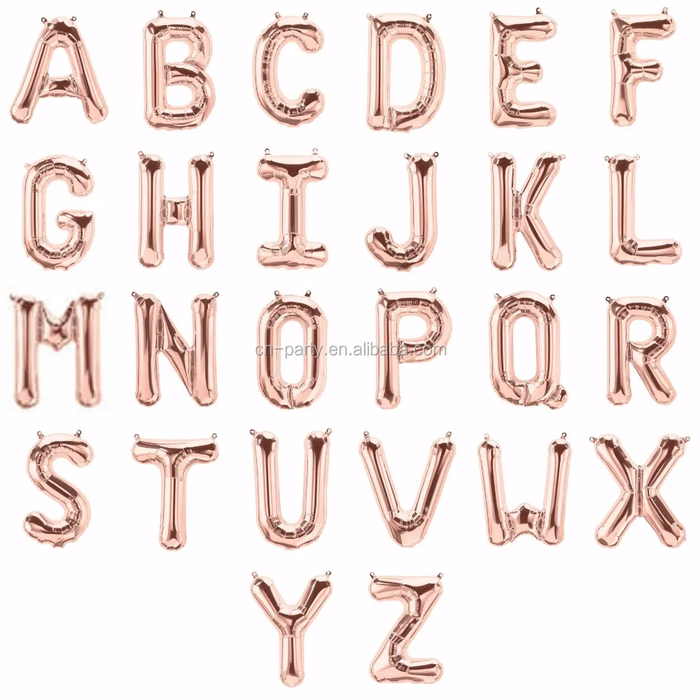 Foil Letter Balloons,Alphabet banner Balloons for party decoration