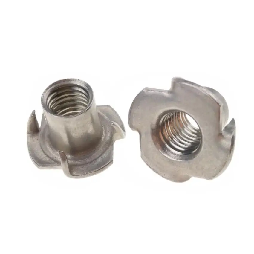 M8 Stainless Steel T Nuts for Wood Insert A2-70