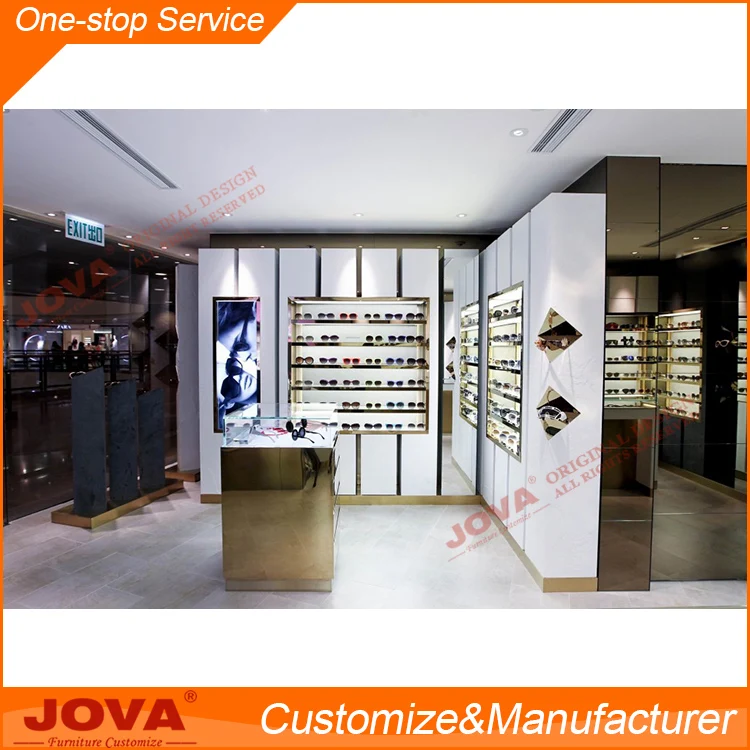 Modern optical showcase display for optical shop furniture