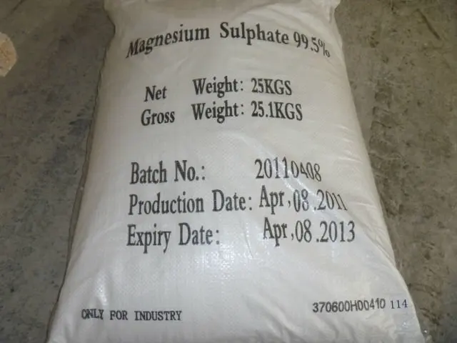 
Magnesium sulpahte heptahydrate,China feed fertilizer grade 