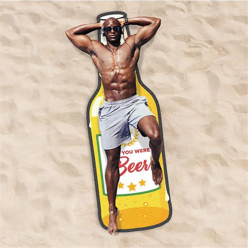 Пляжное Полотенце парео из микрофибры с пенным наполнителем с эффектом памяти