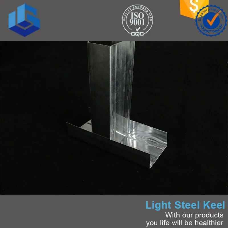 
Stud and track for ceiling and drywall profile galvanized light steel keel 