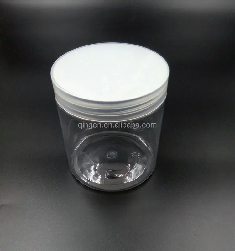 Most popular 1oz 2oz 3oz 4oz 8oz clear round pet plastic jar, food grade plastic container
