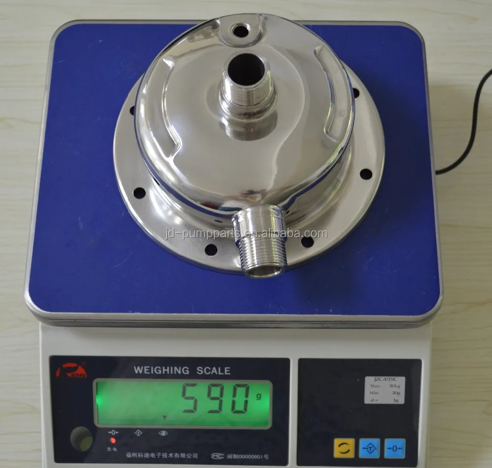 Stainless steel pump body set for SCM series centrifugal pump with close type impeller-63#-outside thread