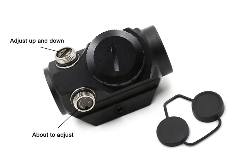 Tactical Cheap 1x china factory air riffle hot sale red dot laser sight rifle scope for AR15 guns hunting