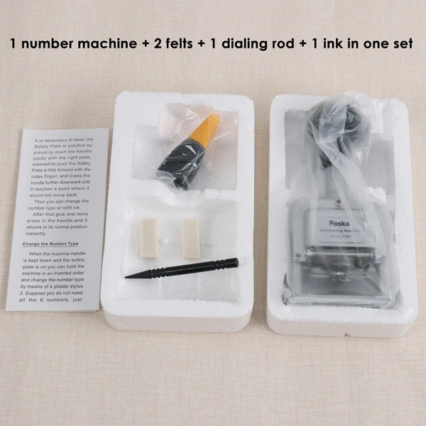 High Quality 6 /7/8/10 Digits Automatic Numbering Machine Office Serial Number Stamping Machine