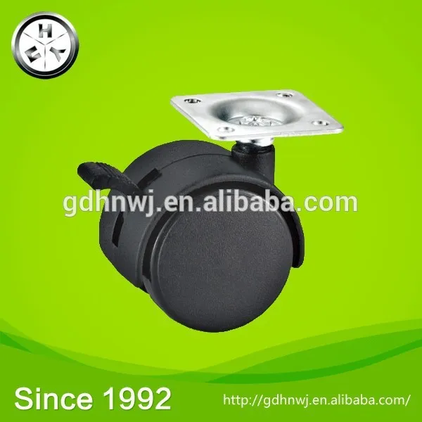 с сертификатом iso поворотный верхней пластине мебели полиамид полипропилен ведущие колеса( тормозом) fc12a