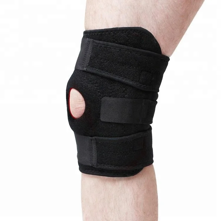 Knee brace support customized logo knee protector adjustable belt comfortable wearing (1600262473106)