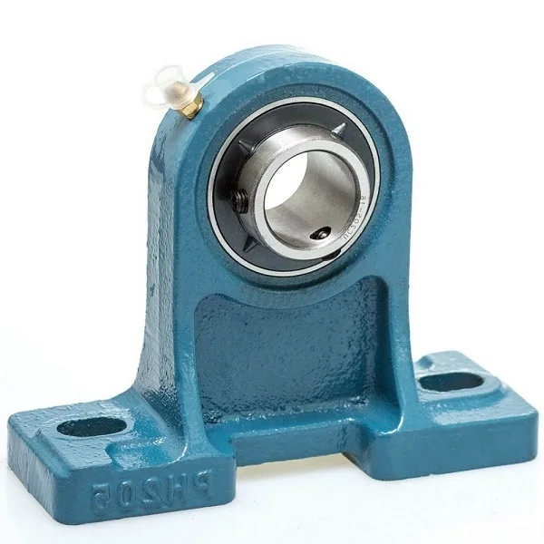 UCPH204 Pedestal Base Pillow Block Bearing Cast Iron Housing, Wider Inner Ring Bearing Insert, Set Screw Locking