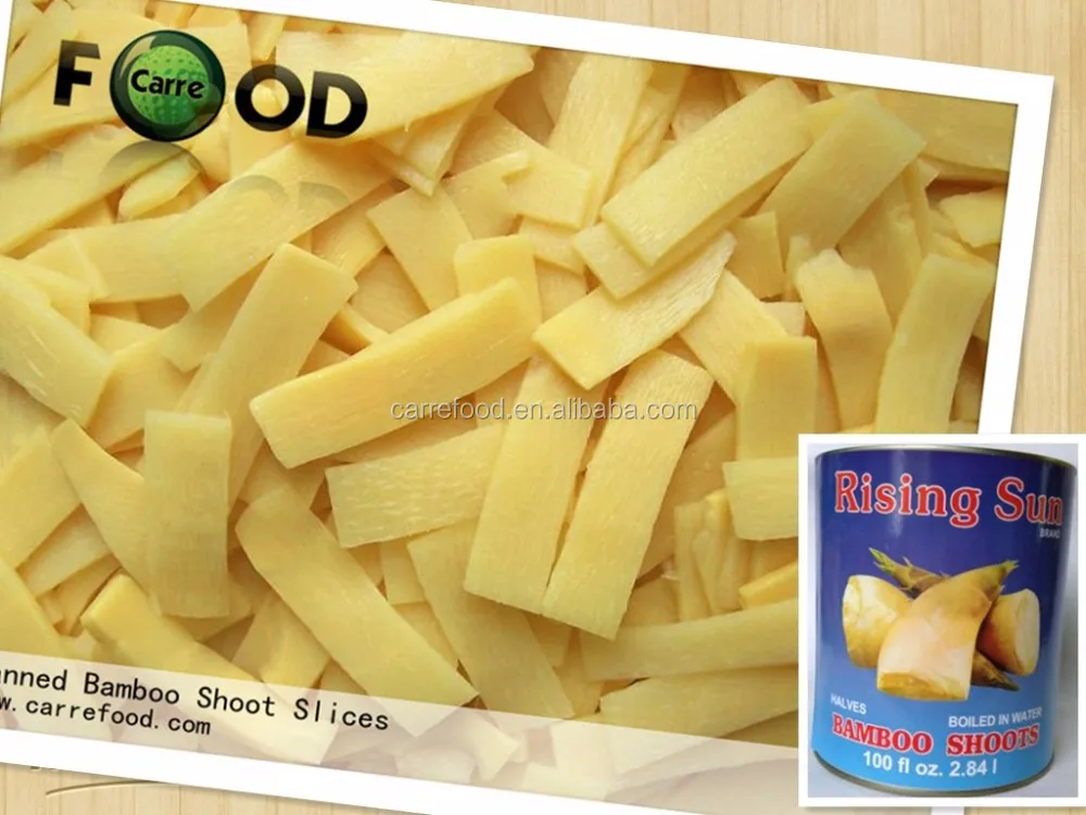 
A10 Canned bamboo shoots slices or strips and halves 