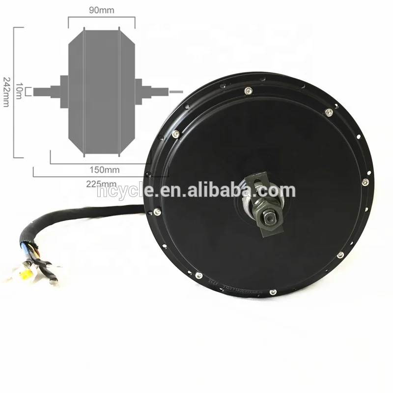 2019 hot selling rear wheel brushless gearless electric bicycle hub motor